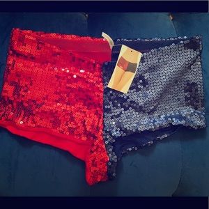 Sequin Shorts Hotpants Harley Quinn Suicide Squad